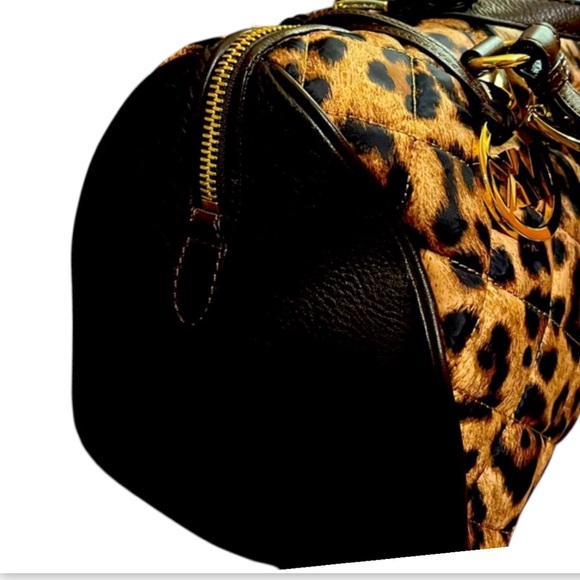 Michael Kors Leopard Satchel - Picture 8 of 13